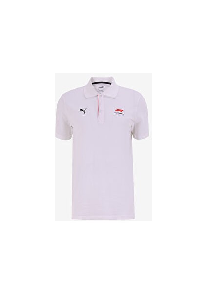 Beyaz Erkek Normal Düz Polo T-Shirt 62641702 F1 Polo