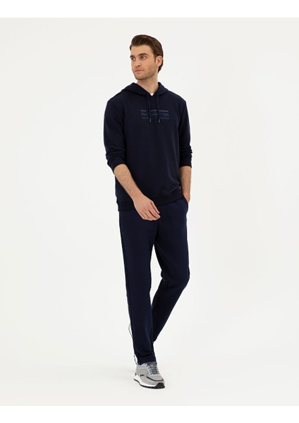 Lacivert Slim Fit Eşofman Altı