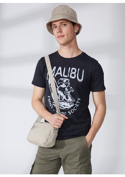 Bisiklet Yaka Siyah Erkek T-Shirt FM23S31TGBLACK fiyatları