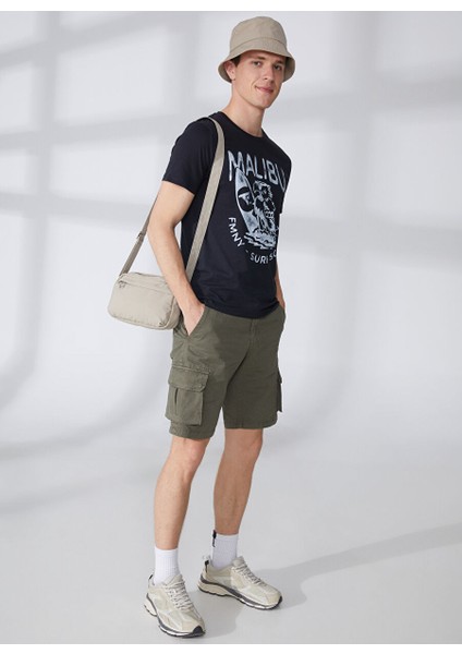 Bisiklet Yaka Siyah Erkek T-Shirt FM23S31TGBLACK modelleri