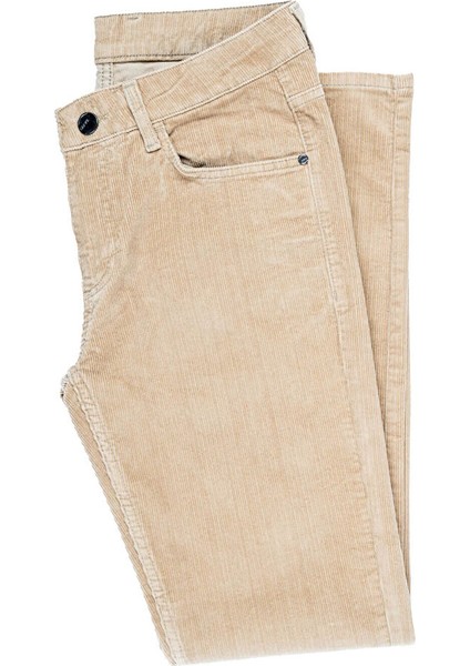 Camel Dinamik Fit 5 Cep Casual Kadife Pantolon