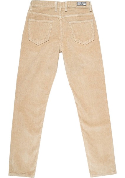 Camel Dinamik Fit 5 Cep Casual Kadife Pantolon