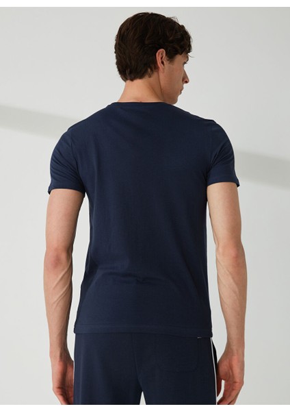 Bisiklet Yaka Mavi Erkek T-Shirt FM23S22TGBLUE indirimleri