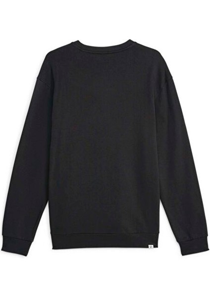 Siyah Erkek Bisiklet Normal Düz Sweatshirt 67606301 Better Sportswear Crew