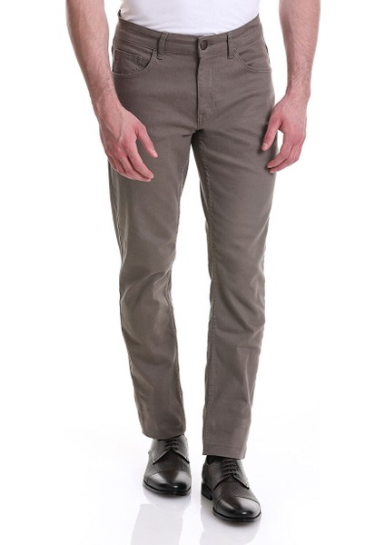 Vizon Regular Fit Düz 5 Cep Pamuklu Kot Pantolon