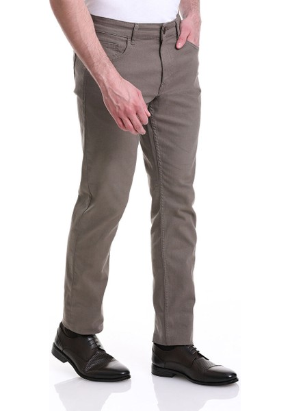 Vizon Regular Fit Düz 5 Cep Pamuklu Kot Pantolon