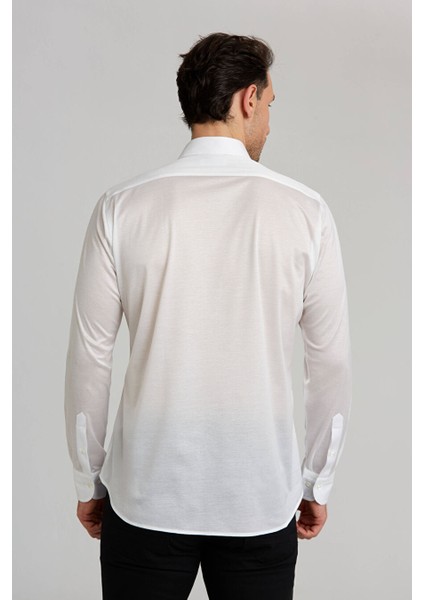 Platınıum Regular Fit Gömlek Beyaz PLTG014_D01