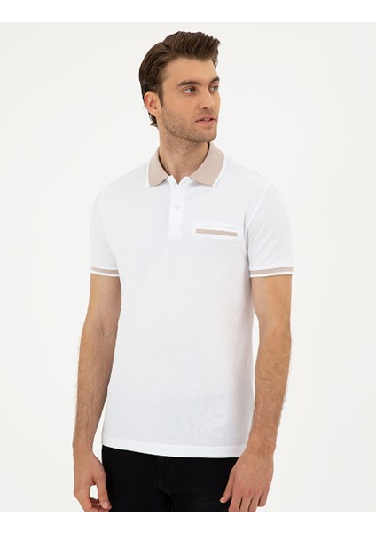 Beyaz Slim Fit Tişört modelleri