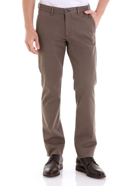 Vizon Regular Fit Düz Yandan Cepli Basic Kanvas Pantolon