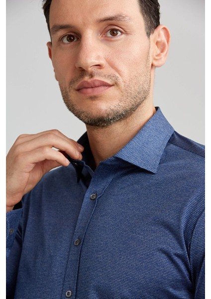 Platınıum Regular Fit Gömlek Lacivert PLTG016_D39