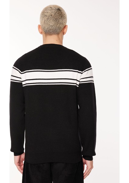 Yarım Balıkçı Yaka Slim Fit Siyah Erkek Kazak UMA23056MA indirimleri