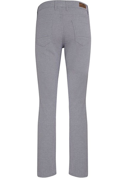 Mavi Regular Fit Desenli Pamuklu 5 Cep Kanvas Pantolon