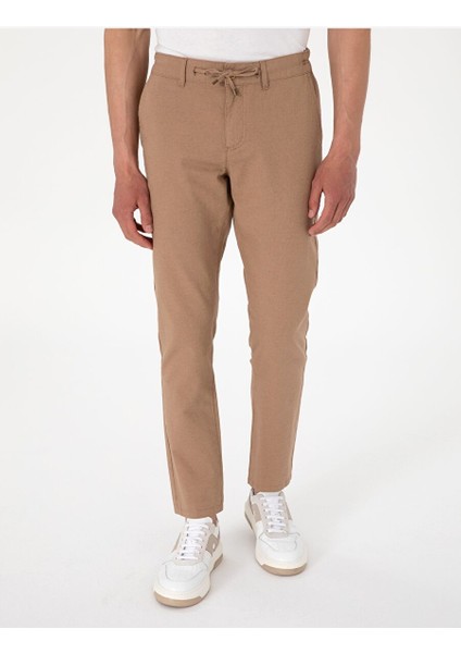 Kahverengi Slim Fit Kanvas Pantolon fiyatları