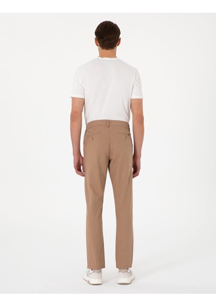 Kahverengi Slim Fit Kanvas Pantolon fırsatları