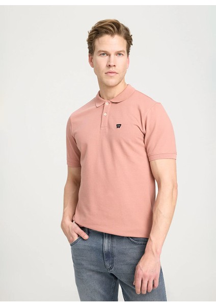 Gül Kurusu Erkek Polo T-Shirt W7D5K4XX2T532 Kısa Kollu Polo Tshir