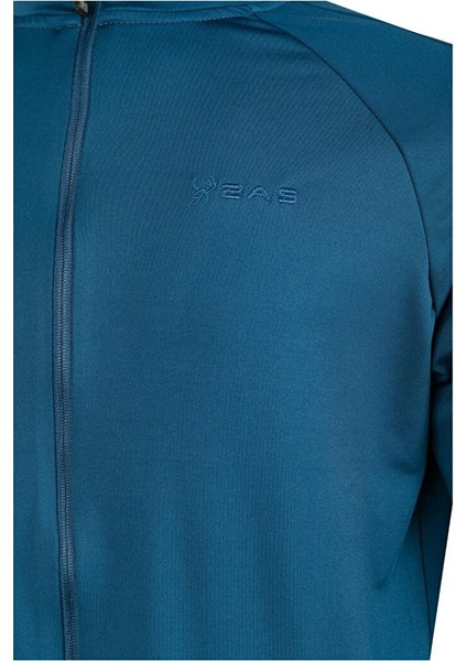 Menza Tam Fermuarli Erkek Sweatshirt Lacivert