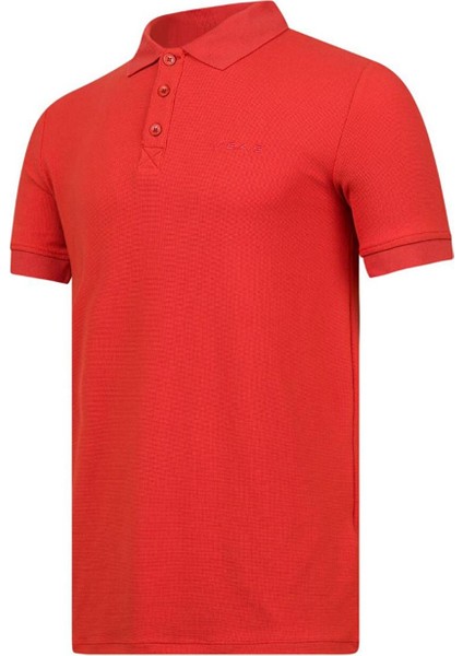 Aluna Polo Yaka T-Shirt Kırmızı