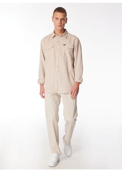 Gmg Fırenze Standart Bel Normal Paça Regular Fit Bej Erkek Pantolon GU24MSS01020