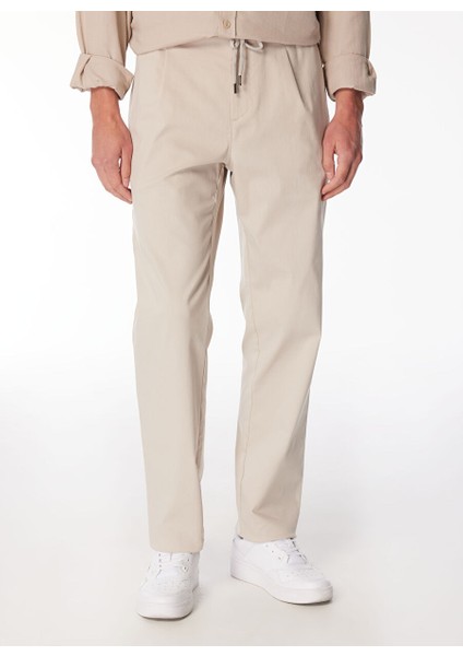 Gmg Fırenze Standart Bel Normal Paça Regular Fit Bej Erkek Pantolon GU24MSS01020