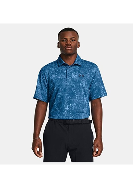 Erkek Ua Playoff 3.0 Basklı Polo Tişört 1378677-406