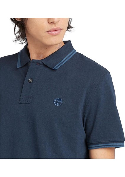 Tipped Pique Short Sleeve Polo Erkek T-Shirt TB0A5W4Y4331 modelleri