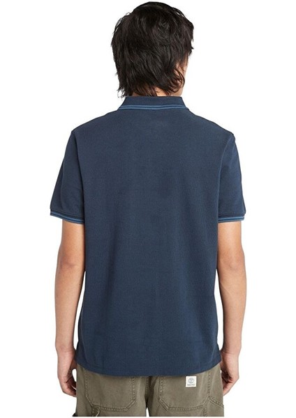 Tipped Pique Short Sleeve Polo Erkek T-Shirt TB0A5W4Y4331 fırsatları