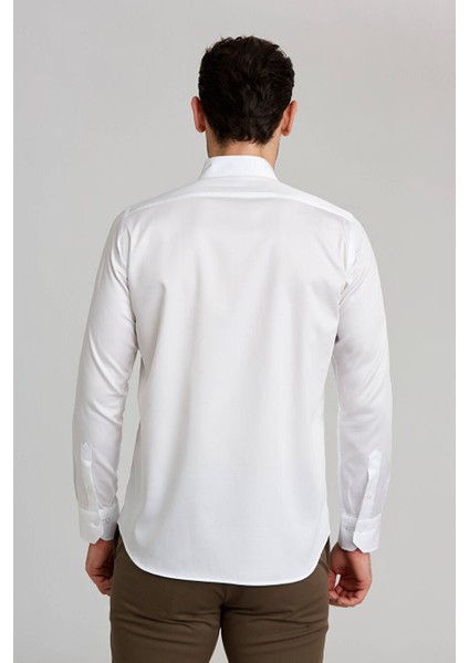 Paşa Yaka Spor Gömlek Beyaz GM23K232067_D01 fiyatları