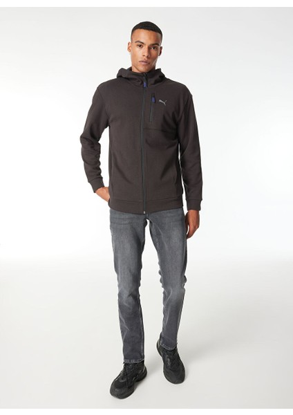 Siyah Erkek Fermuarlı Normal Düz Zip Ceket 68165401 Open Road Full-Zip Hoodie fırsatları