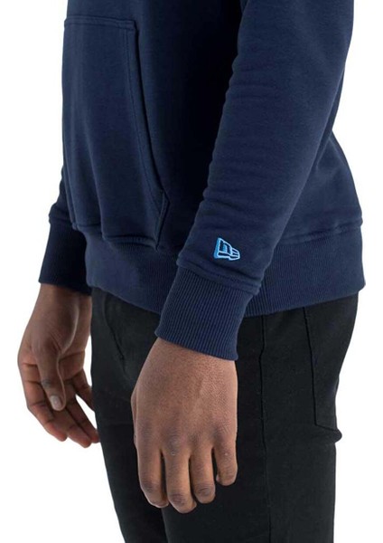 Kapüşon Yaka Mavi Erkek Sweatshırt 11546173-TEAM Logo Po Hoody Memgrı fırsatları