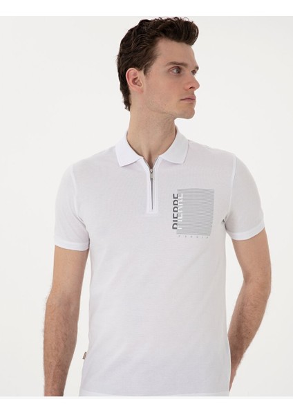 Beyaz Slim Fit Tişört modelleri