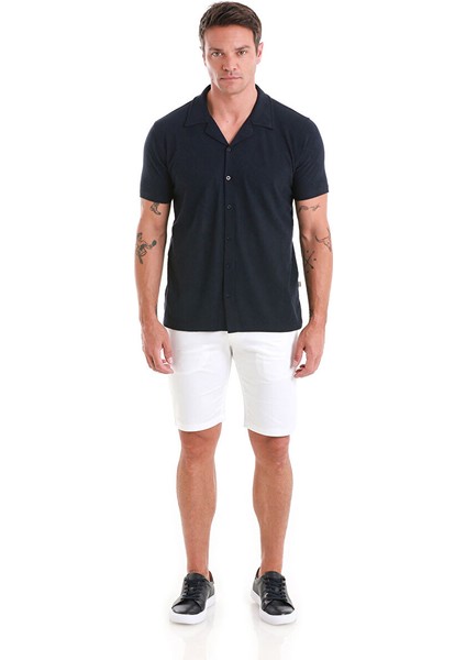 Lacivert Regular Fit Jakarlı Polo Yaka Pamuklu Tişört fiyatları