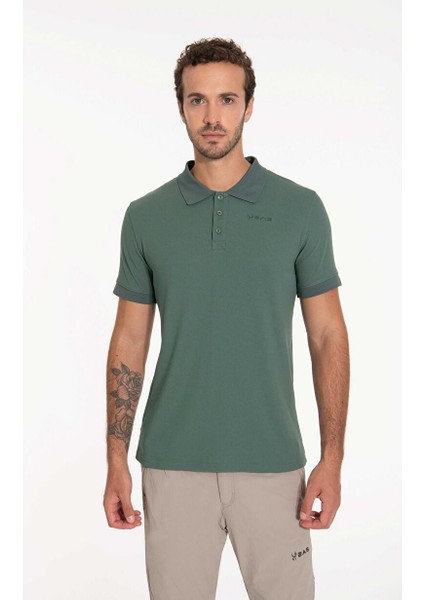 Teal Polo Yaka Erkek Tişört Yeşil