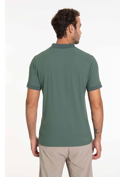 Teal Polo Yaka Erkek Tişört Yeşil