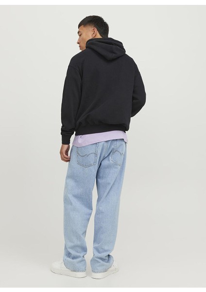 Kapüşon Yaka Siyah Erkek Sweatshırt 12242357_JORSILVERLAKE Sweat Hood modelleri