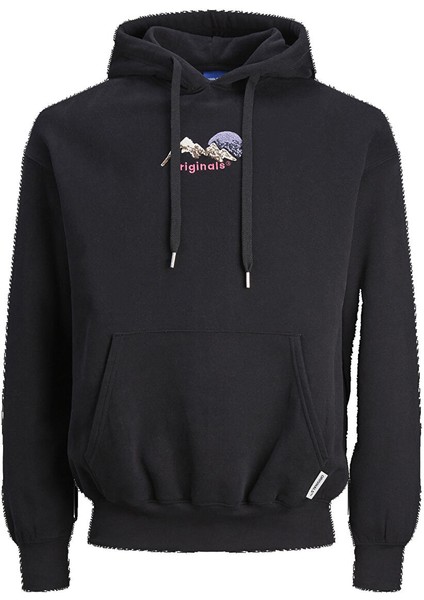 Kapüşon Yaka Siyah Erkek Sweatshırt 12242357_JORSILVERLAKE Sweat Hood fırsatları