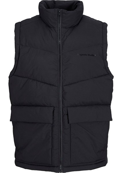 Siyah Erkek Yelek 12238853_JORVESTERBRO Bodywarmer Sn modelleri