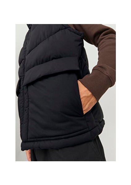 Siyah Erkek Yelek 12238853_JORVESTERBRO Bodywarmer Sn