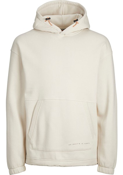 Kapüşon Yaka Krem Erkek Sweatshırt 12240228_JCOFILO Plaın AW23 Sweat H indirimleri