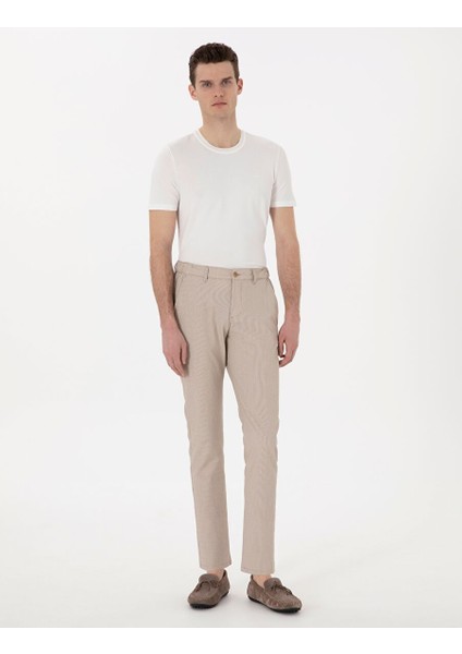 Vizon Slim Fit Gofre Kanvas Pantolon