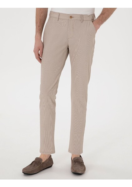 Vizon Slim Fit Gofre Kanvas Pantolon