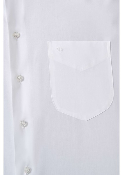 Erkek Regular Fit Klasik Gömlek Beyaz GM23K232027_D01 modelleri