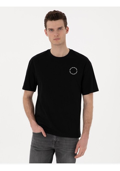 Siyah Comfort Fit Tişört