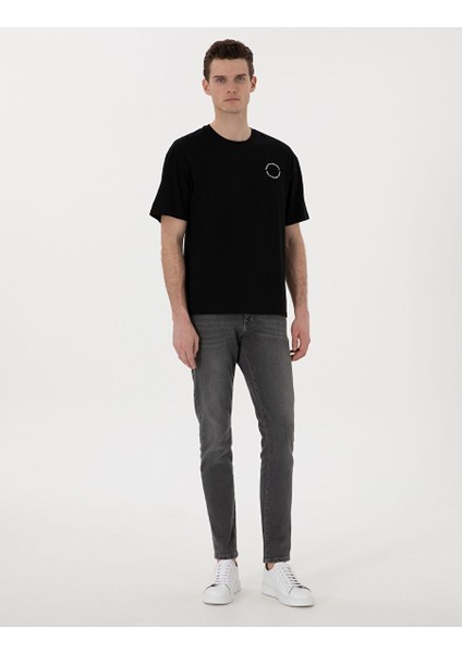 Siyah Comfort Fit Tişört fırsatları