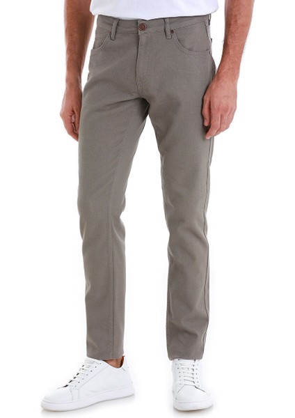 Vizon Slim Fit Düz 5 Cep Pamuklu Kanvas Pantolon modelleri