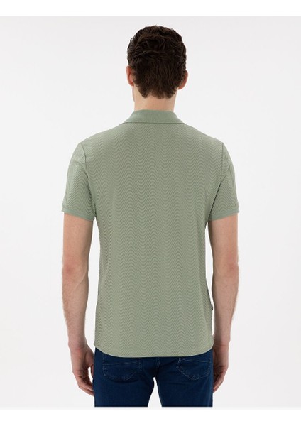 Yeşil Slim Fit Tişört indirimleri
