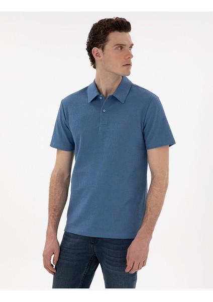 Mavi Slim Fit Tişört