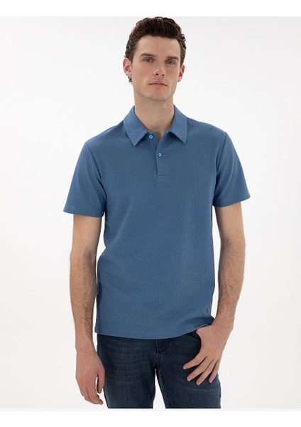 Mavi Slim Fit Tişört