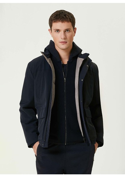 Lacivert Erkek Dik Slim Fit Ceket 1091882