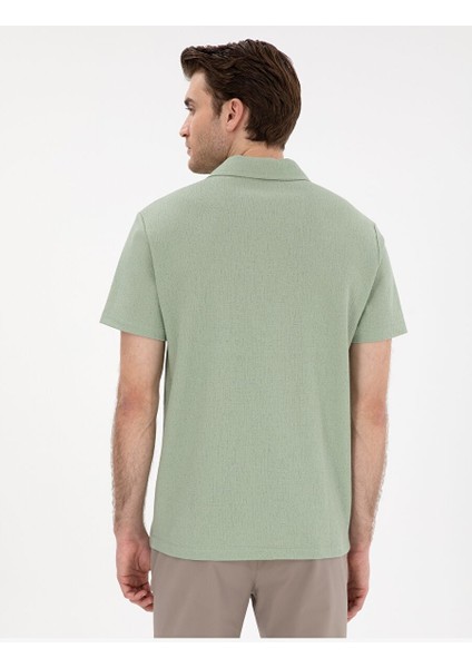 Yeşil Slim Fit Tişört indirimleri