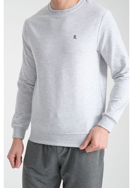 Erkek Uzun Kol Bisiklet Yaka Sweatshirt 3206 modelleri